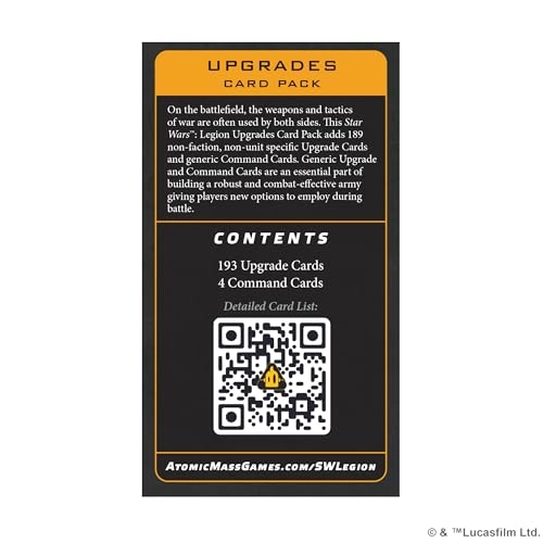 Star Wars: Legion Upgrades Card Pack