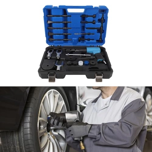 Air Hammer Kit - 24 Pieces Long Barrel Pneumatic