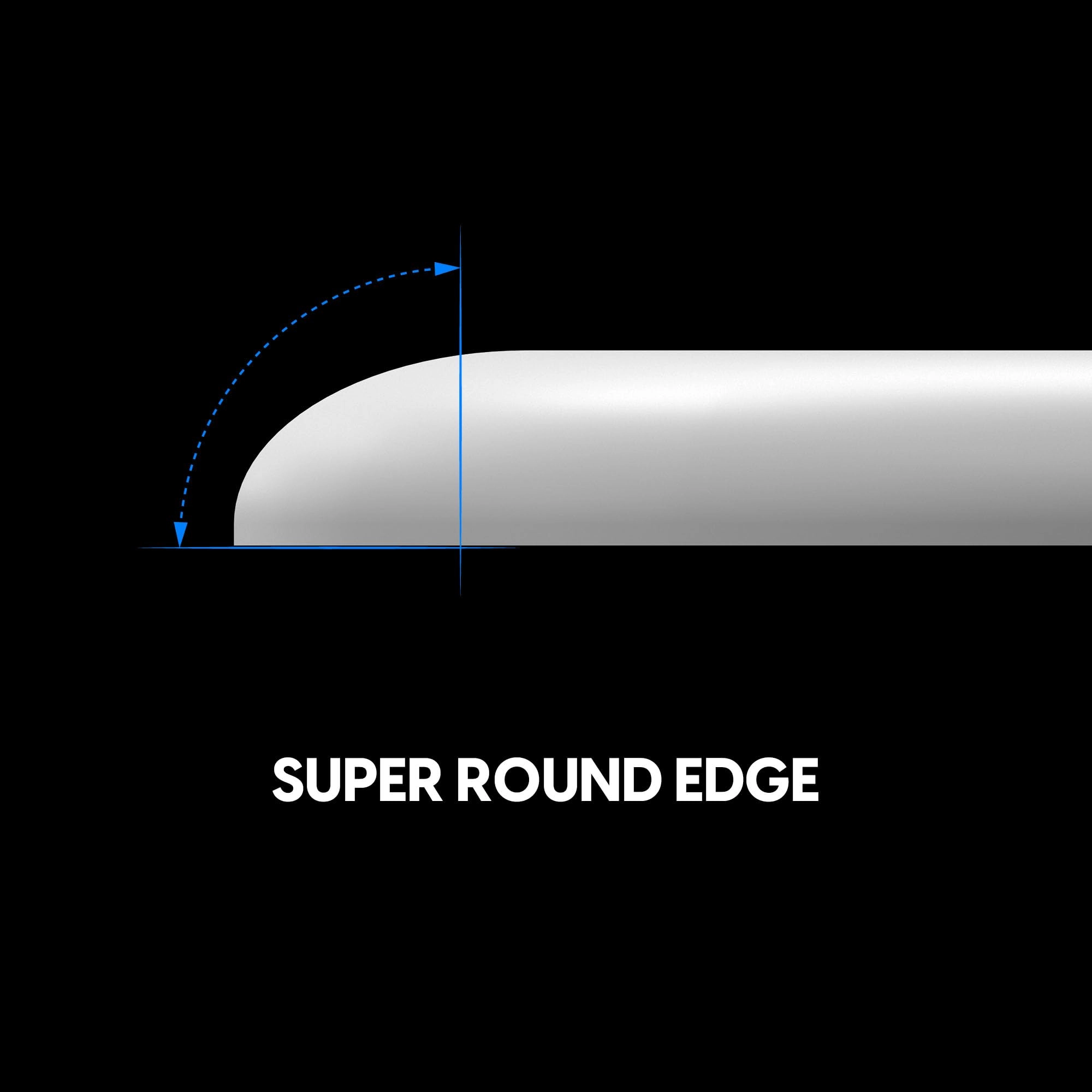 Superglide - tempered glass Silver