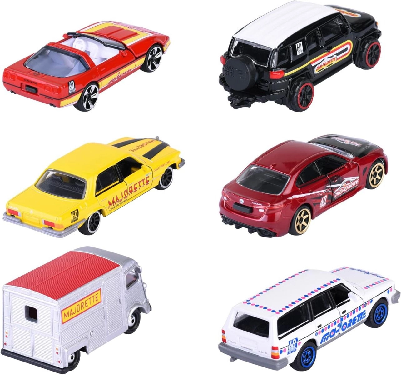 Anniversary Edition Premium Model Cars - 6pcs