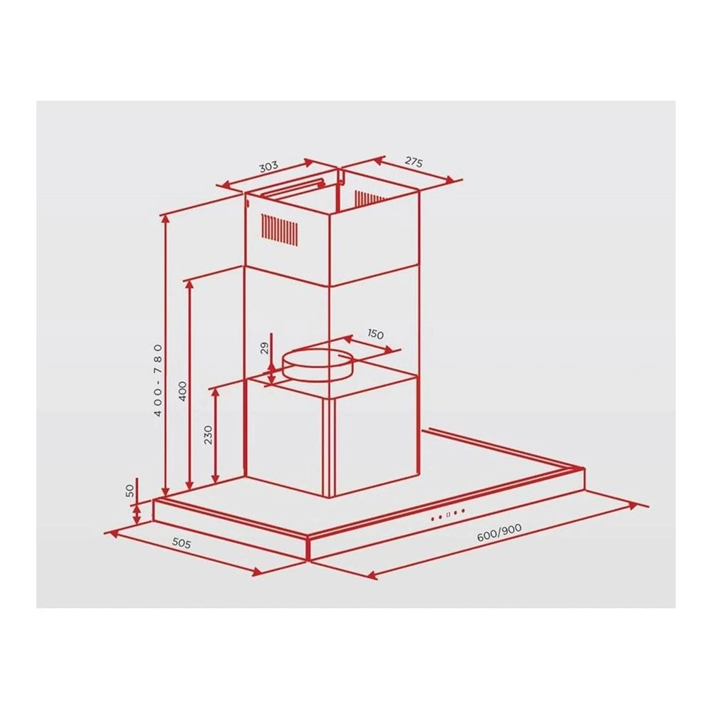 HTH-A60-SBI - 650 cubic metre per hour 60 cm