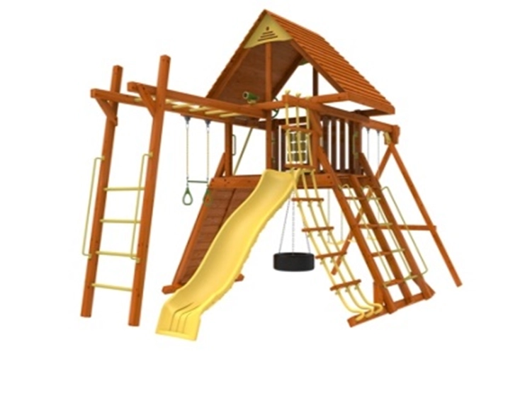 Discovery Den - 3 swings Wave slide