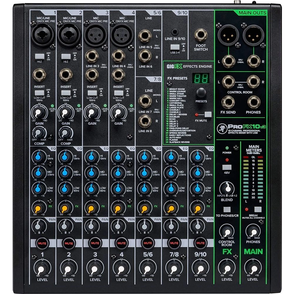 ProFX10v3+ - 10-Channel