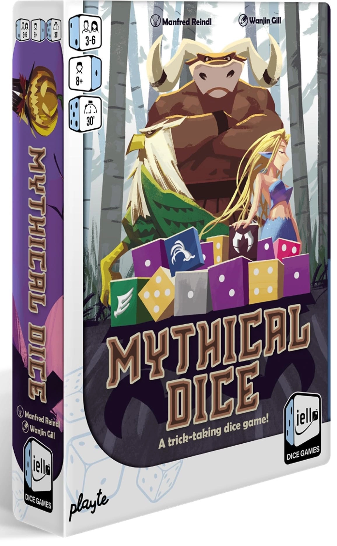 Iello Mino Dice - Trick-Taking Dice & Card Game