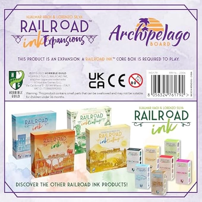 Railroad Ink Challenge Archipelago - Boards Set Expansion
