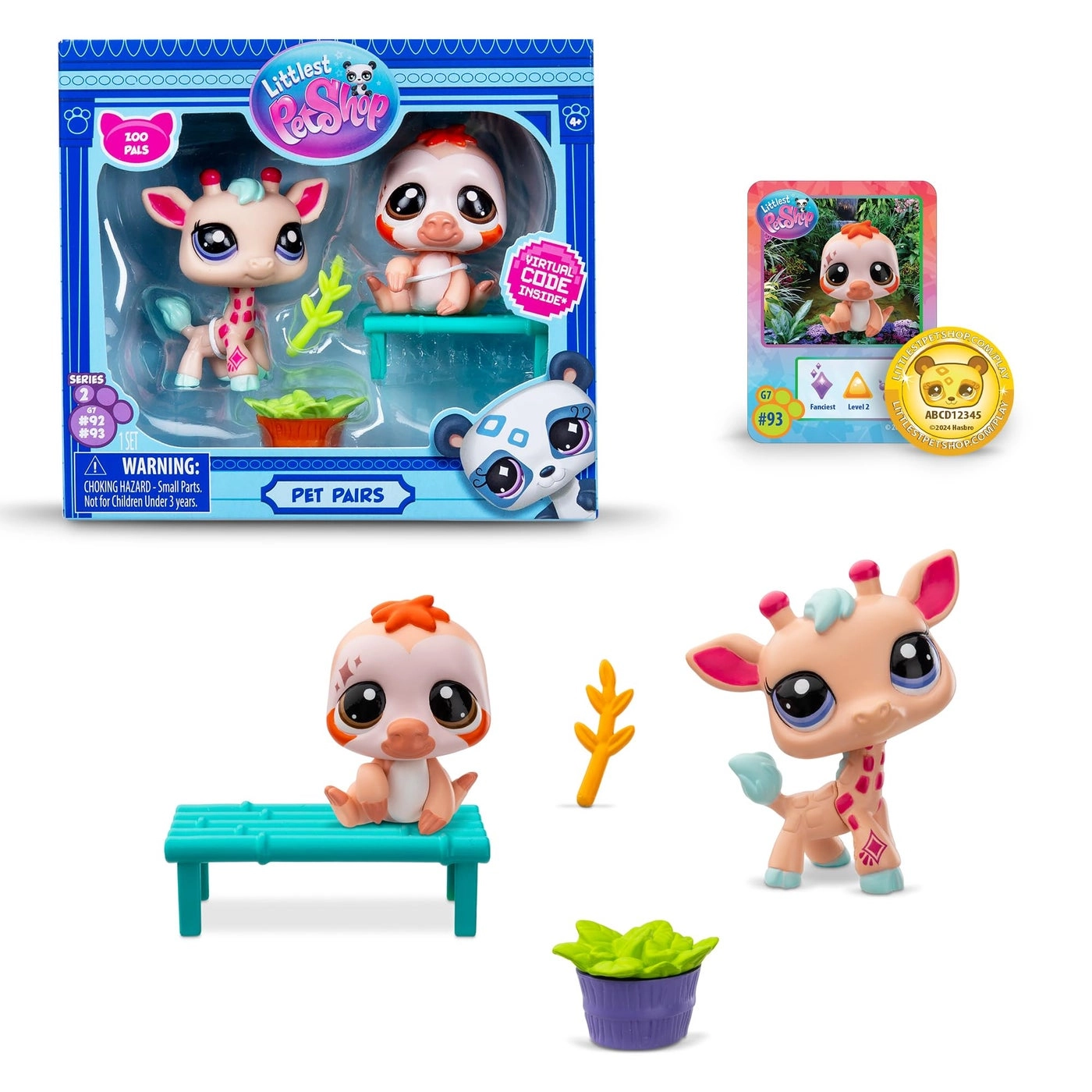 Littlest Pet Shop Pet Pairs 2 pcs