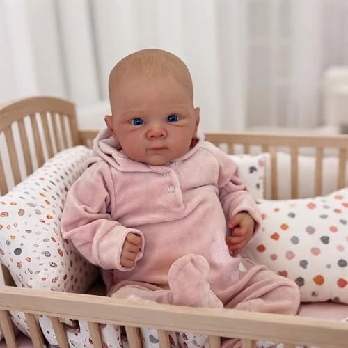 Reborn Doll - 18"/48cm Soft Silicone vinyl Pink Ages 3+