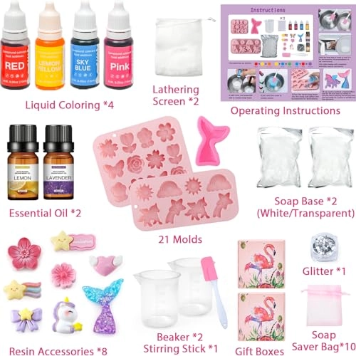 Soap Making Craft Kit - 40 Pcs