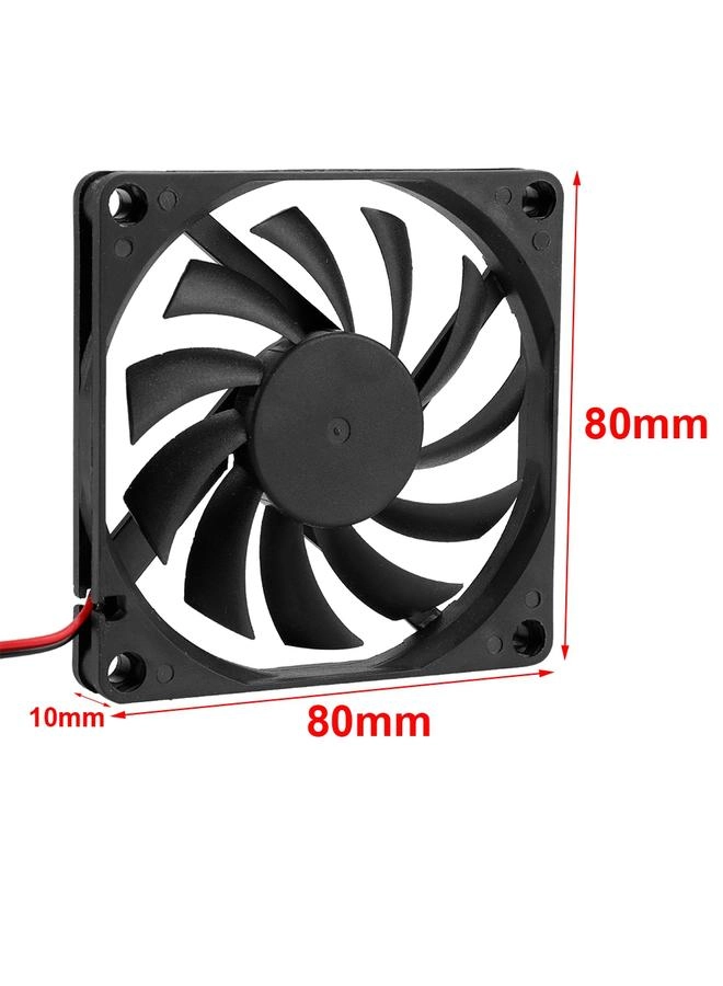 CPU LED Water Cooling Cooler - 80x80mm