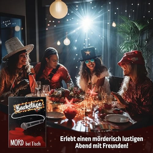 Crime Dinner for Home: The Backstage Case