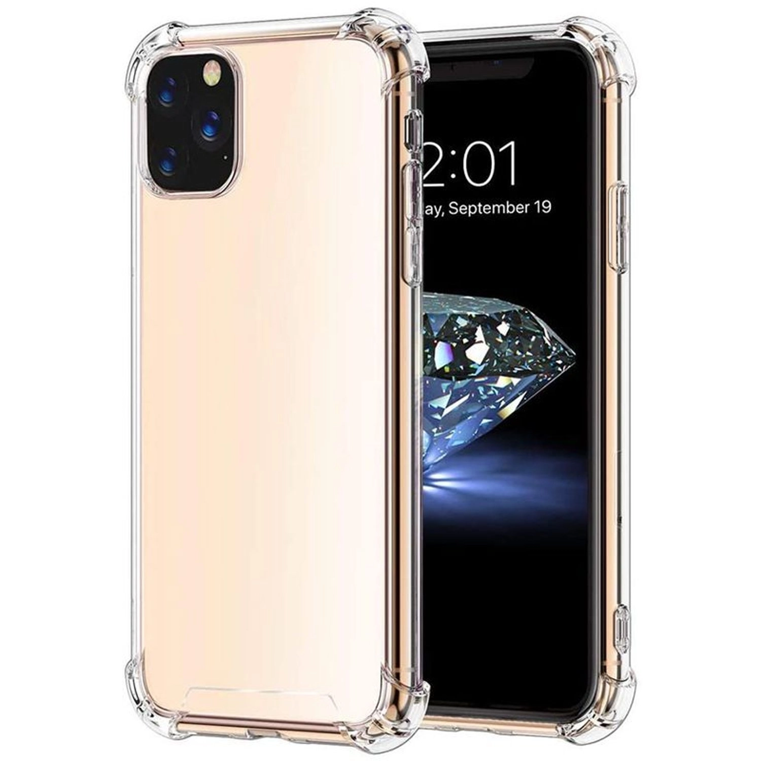 Trands TR-IPHC296 Transparent Clear Cover for iPhone 11 Pro Max