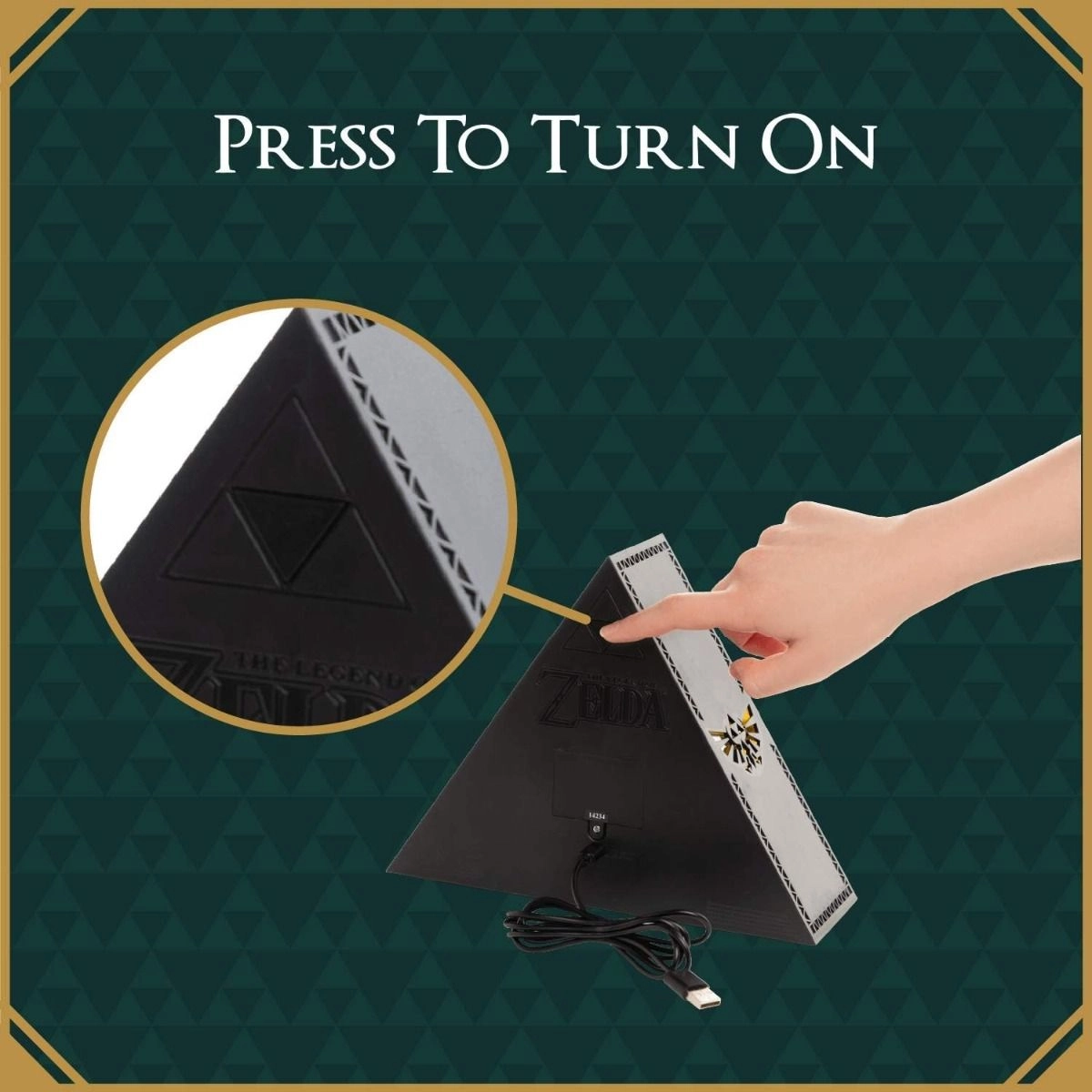 ZeldaTri Force Light - 20 cm