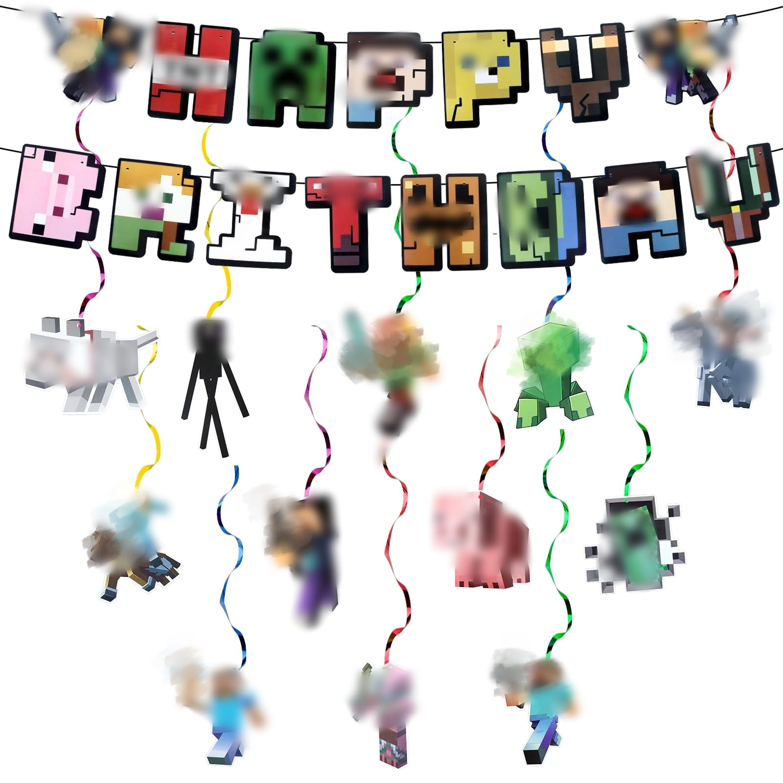 Birthday Decorations Banner - 14Pcs Birthday