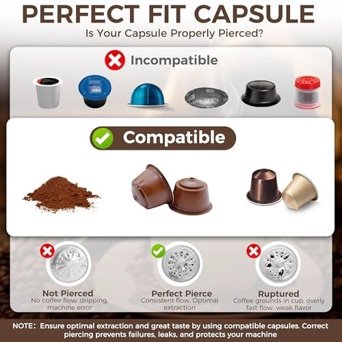 Portable Coffee Machine - ground coffee large and small coffee pods
