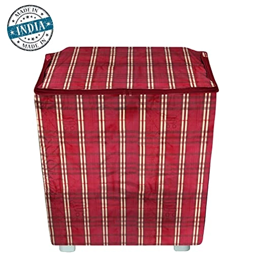 PVC Waterproof Front Load Washing Machine Cover - 5KG to 7.5KG Blue