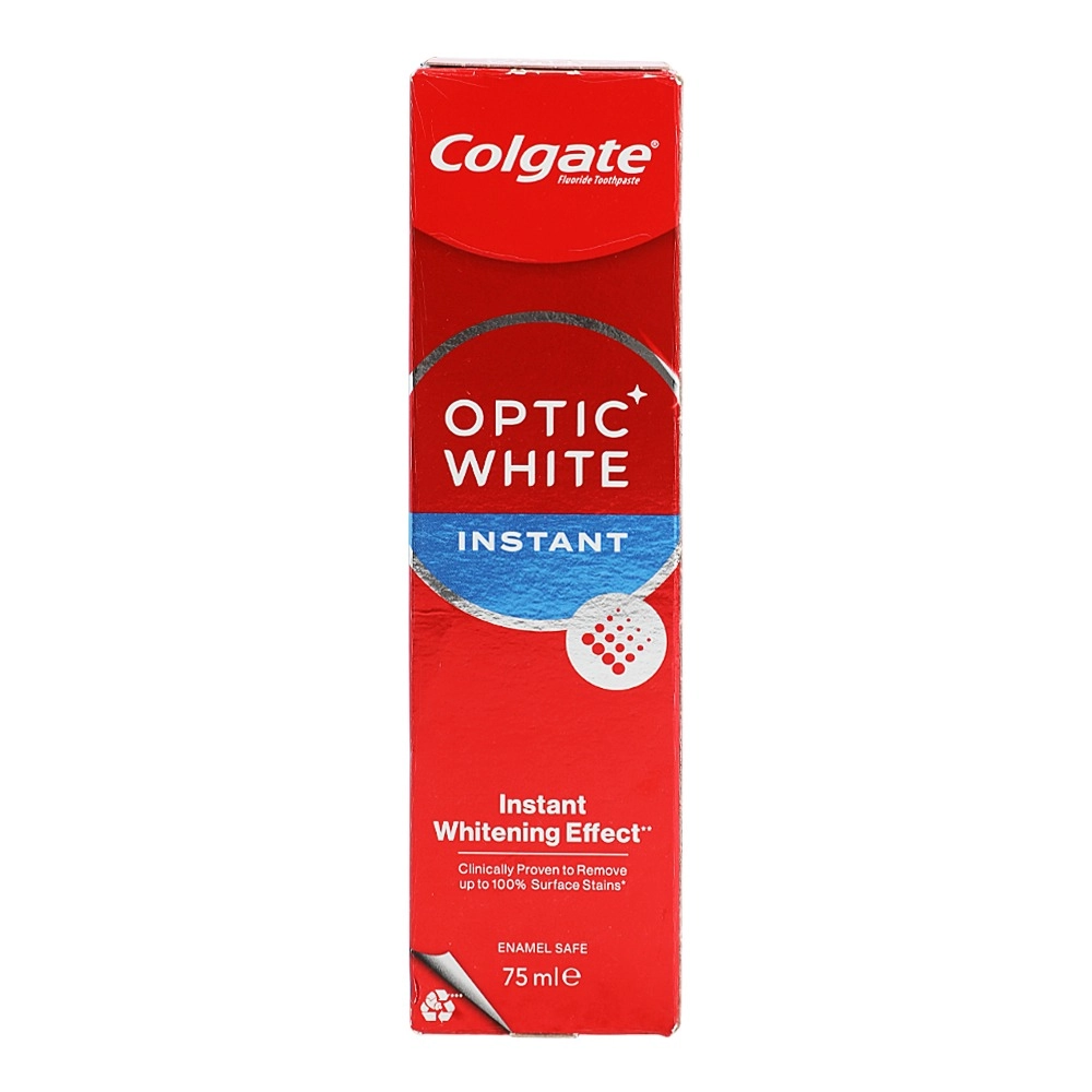 Colgate Optic White Instant Whitening Fluoride Toothpaste 75 ml