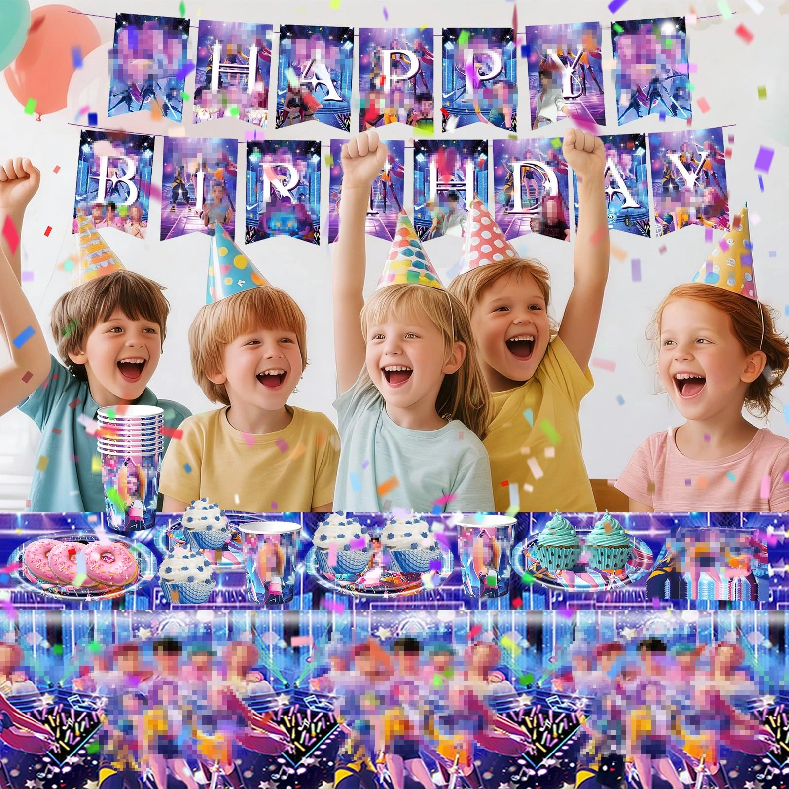 Party Tableware - 51Pcs Birthday