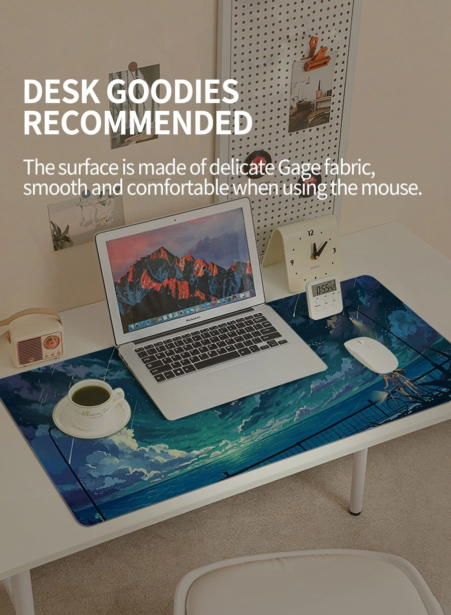 Anime Large Rubber Gaming Mouse Pad - 80x30 cm