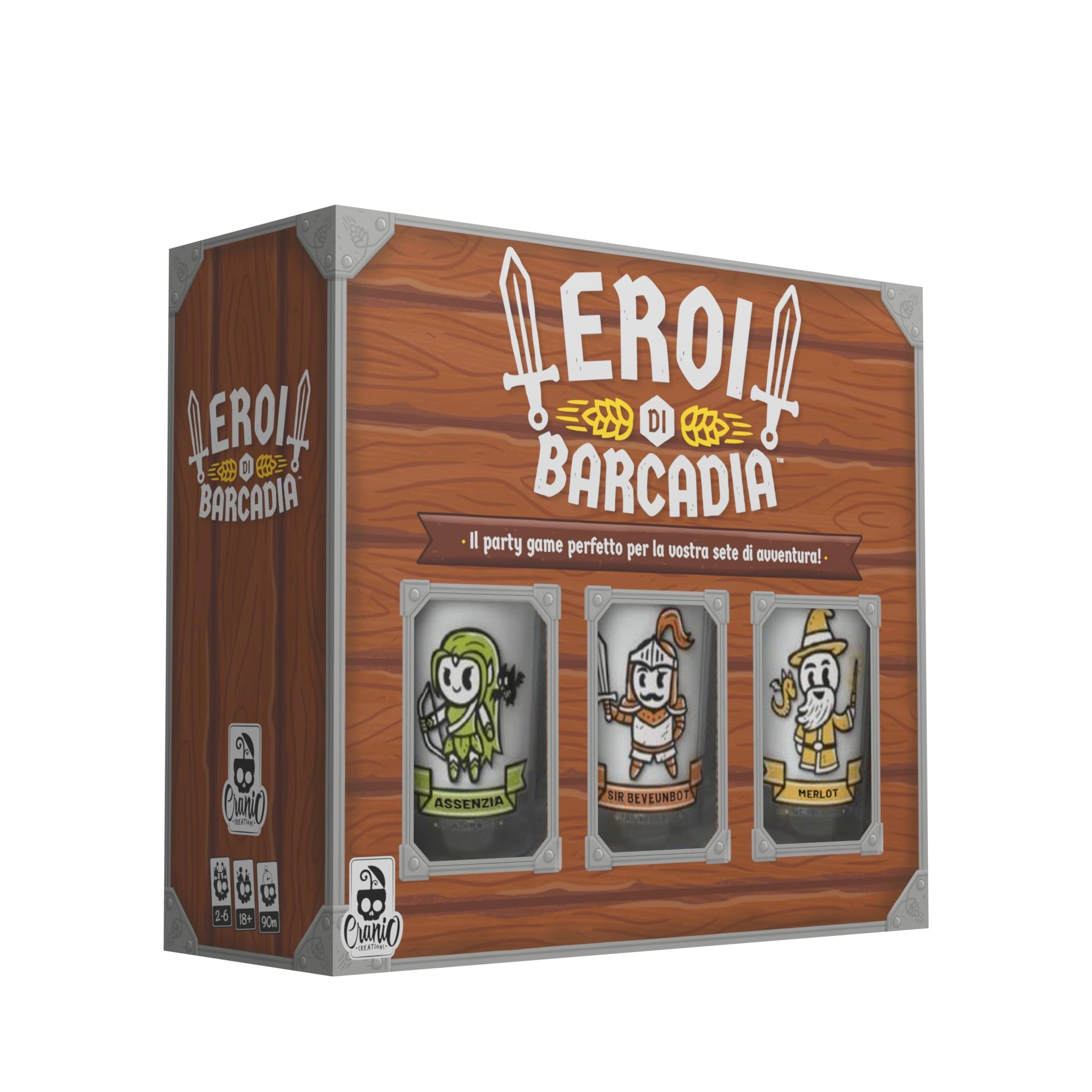 Cranio Creations Heroes Di Barcadia - Party Game (Italian)