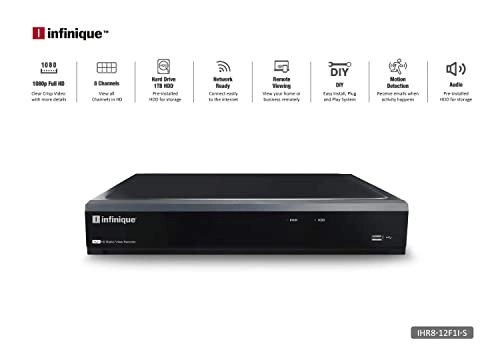 2MP Hybrid 8Ch DVR Kit - 4 Cameras