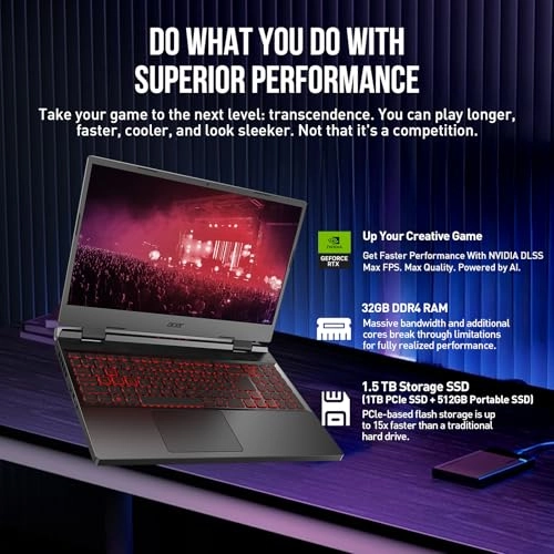 Nitro 5 - 15.6'' i5-12450H 32GB DDR4 1TB SSD