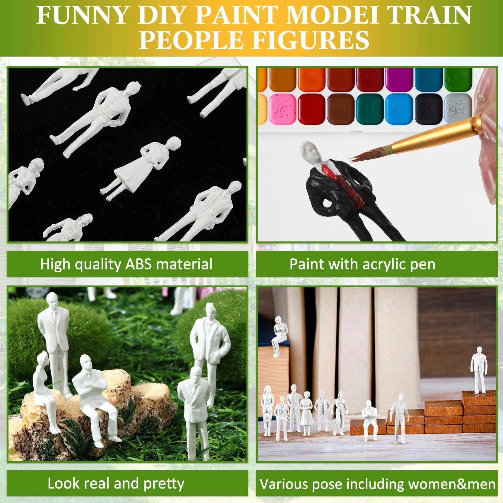 Mini People - 80 Pcs 1: 50 Scale