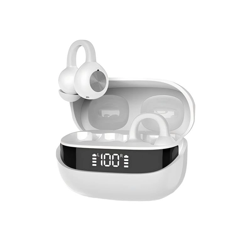Glekyole Open-ear Clip-on Wireless Earbuds - Bluetooth 5.4
