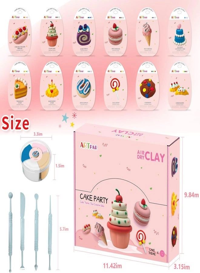 Clay Kits - Air Dry Clay 12pcs.