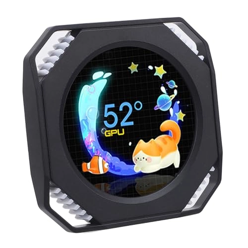 PC Temperature Display - LICAEVEYd6oxvi7ecq-11 USB Mini Screen Black