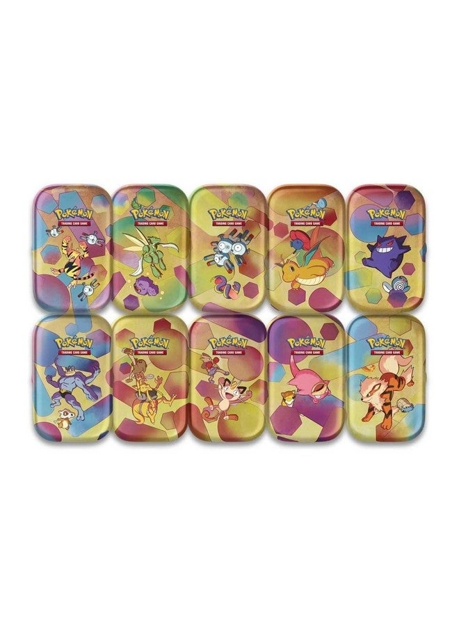 Scarlet & Violet-151 Mini Tin - Electabuzz and Magnemite 2 Booster Packs 1 Coin 1 Art Card