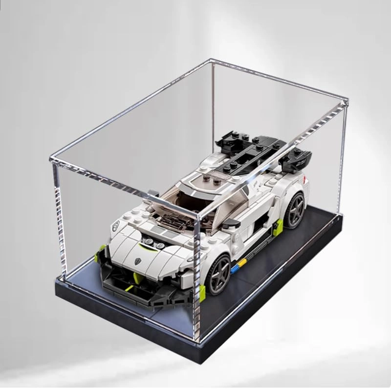 Clear Acrylic Display Case - 76900 Black Bottom