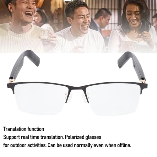 AI Translator Glasses - Bluetooth V5.4 100+ Languages