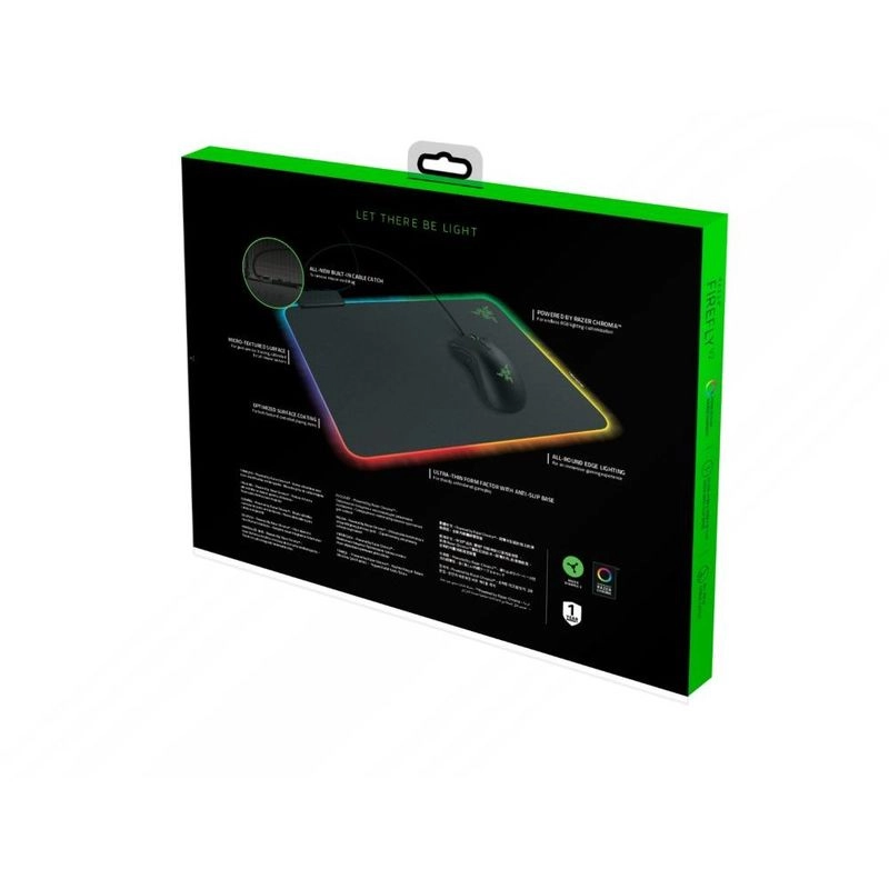 FireflyV2 Plastic Acrylic Gaming Mouse Pad - 35.5x27.4 cm