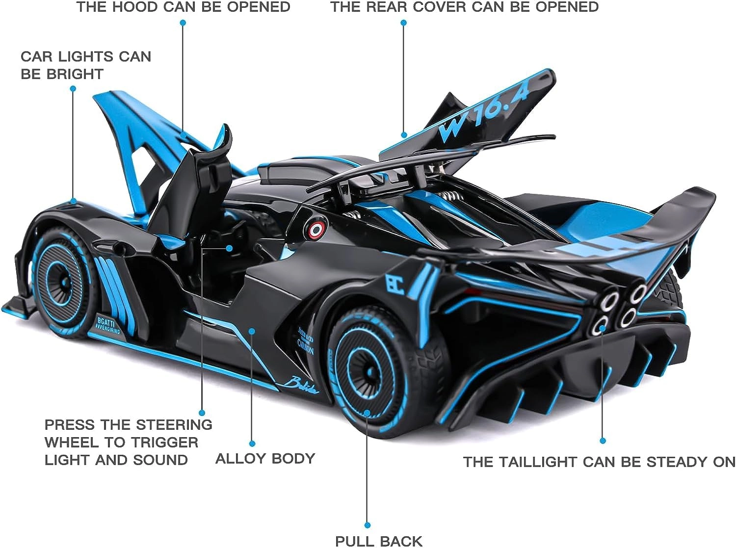 Bugatti Bolide - 1:24 1 Count