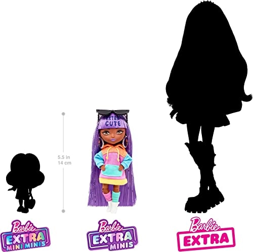 Barbie Extra Minis Doll #8 - 5.5 in Plastic Ages 3+