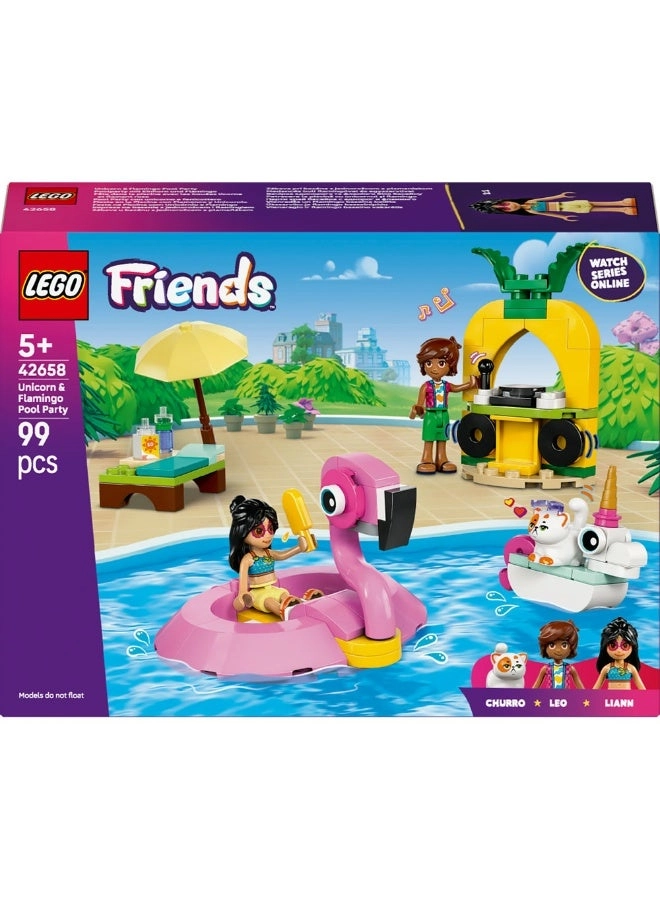 LEGO Friends Unicorn & Flamingo Pool Party