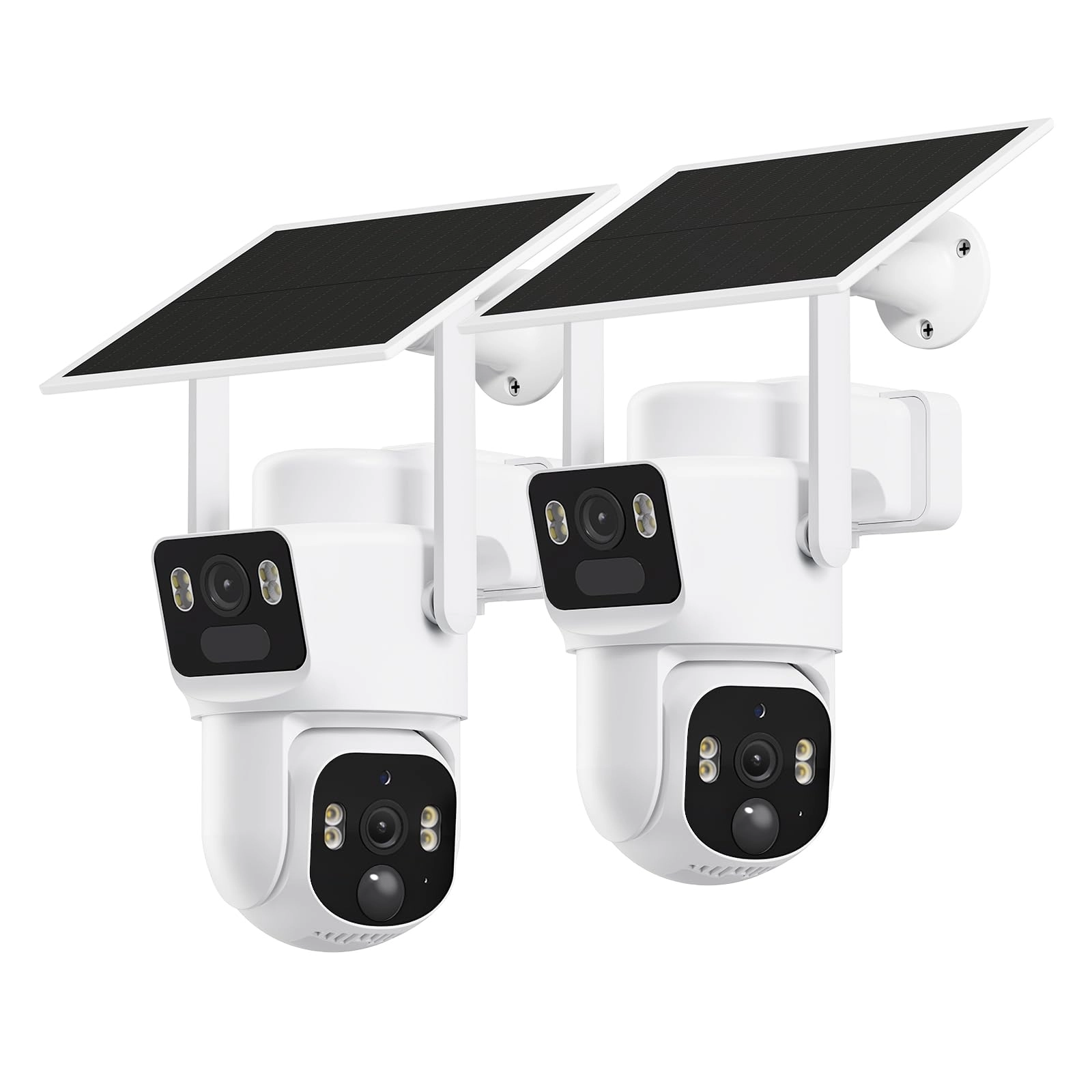 SEHMUA Dual Lens Solar Security Camera 2K