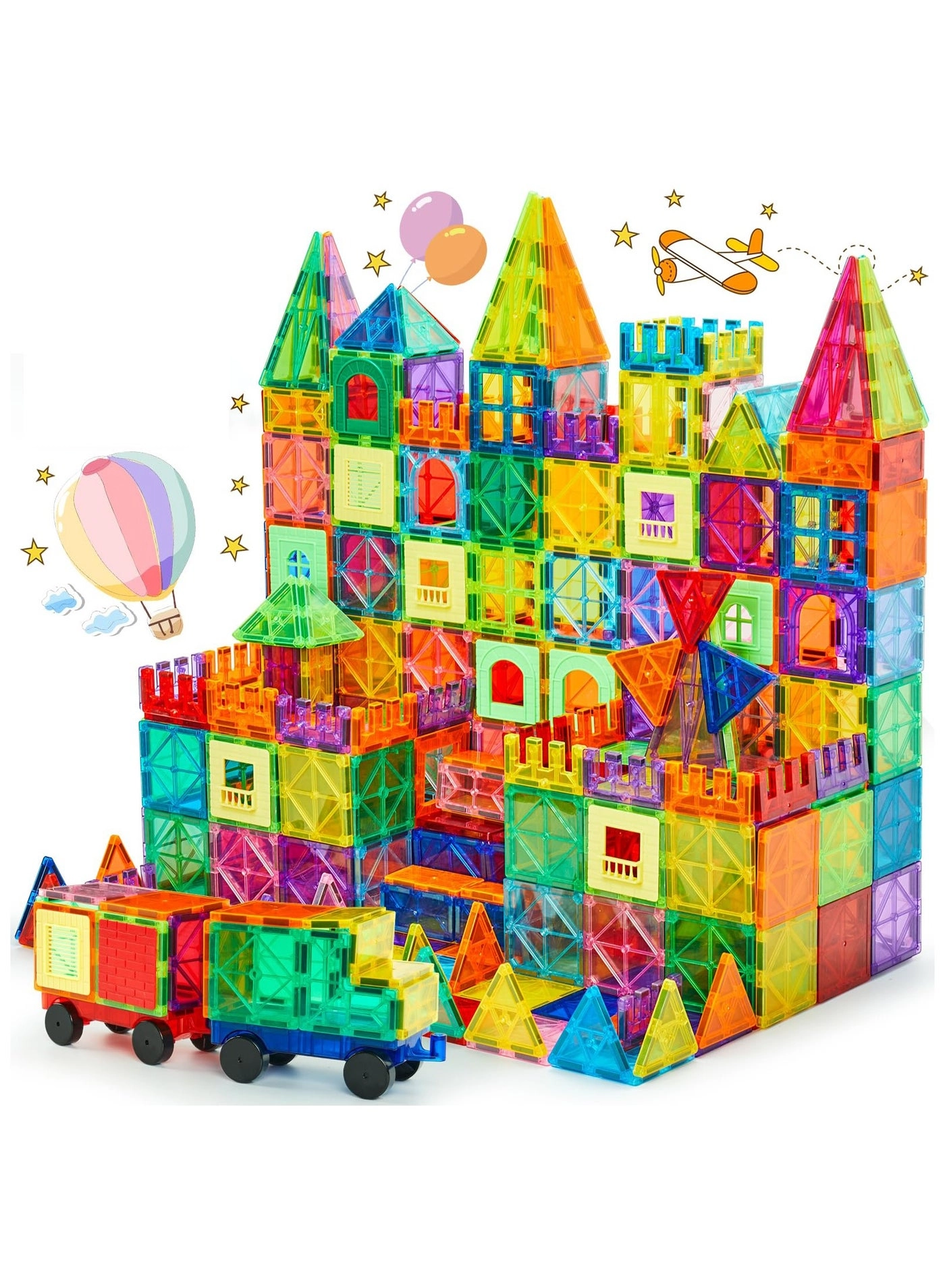 Zyler Fun Magnetic Tiles - 110 pcs