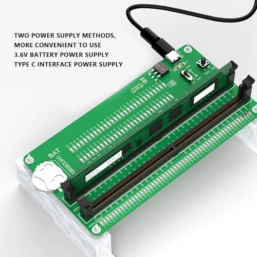 RAM Memory Tester Card - LED Light Indicator Dual Power Supply Mode