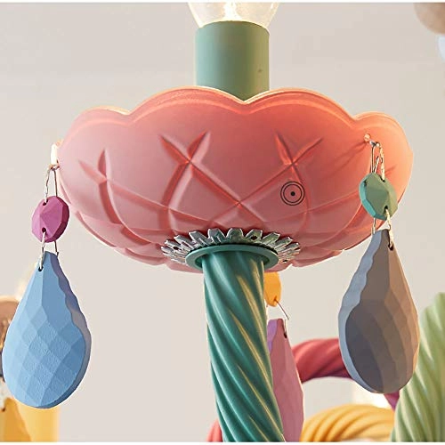 E14 Candle Crystal Chandelier - Warm Light Dimmable