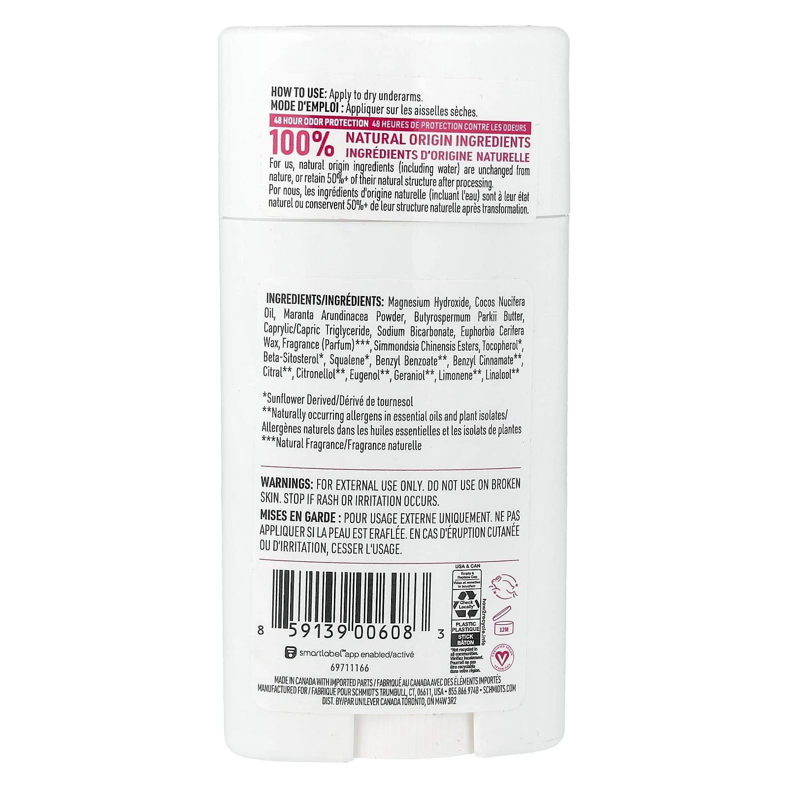 Deodorant - Rose & Vanilla 75 g