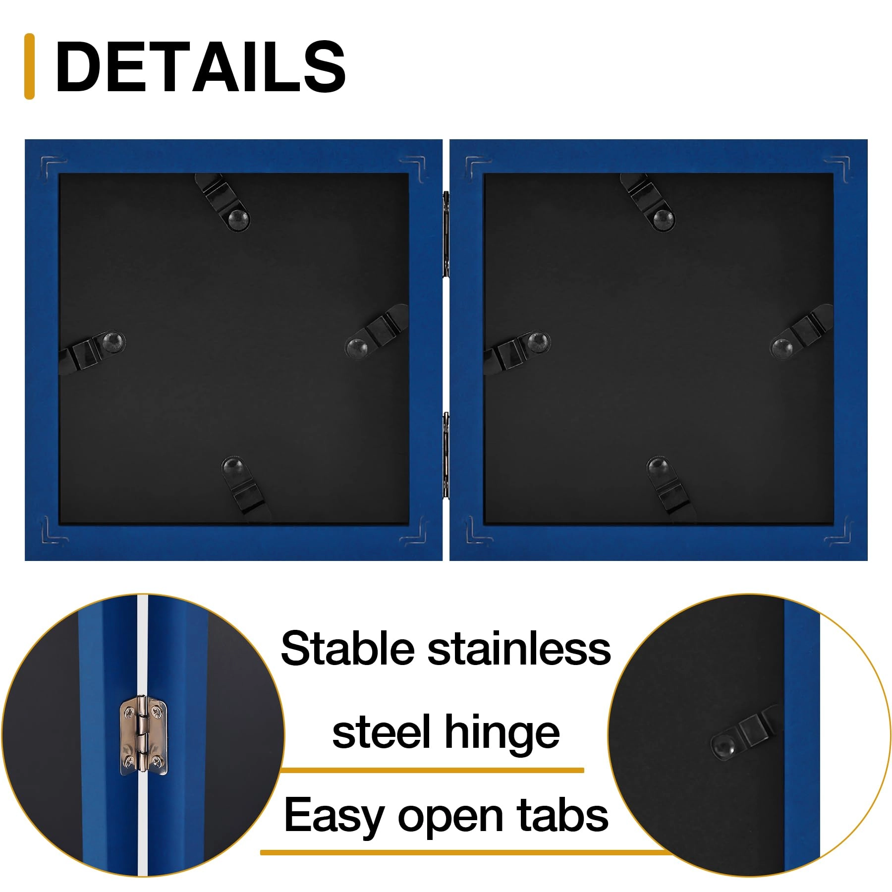 Double Picture Frame - 4x4 2.0 Count