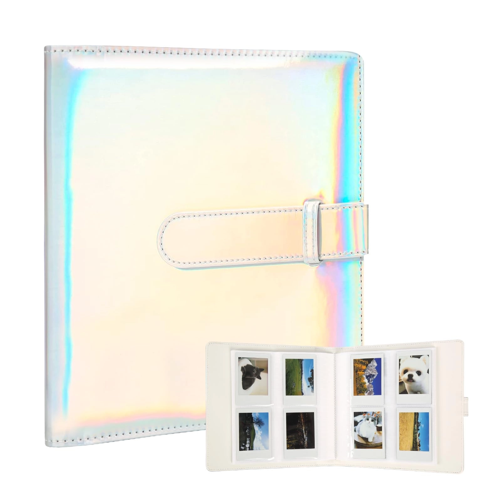 2x3" 256 Pockets PU Leather Photo Album