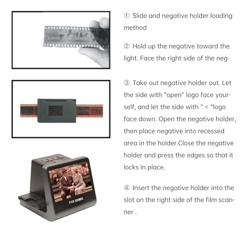 Digital Film and Slide Scanner - Type-c mini HD