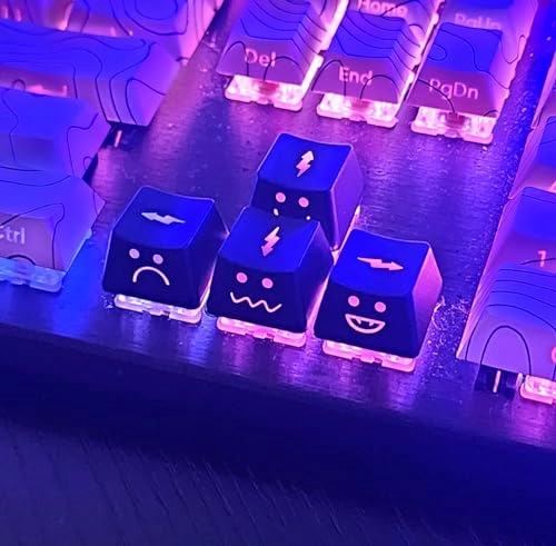 Smiley Backlit Keycap Set - USB-A