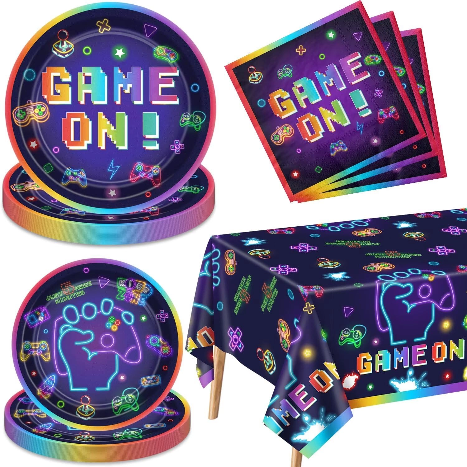 Video Game Party Supplies - 20 Birthday Kit