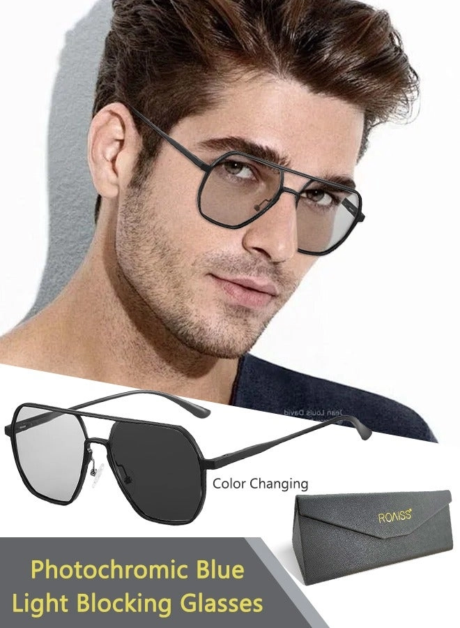 Square Polarized Driving Sunglasses - 61 mm Grey