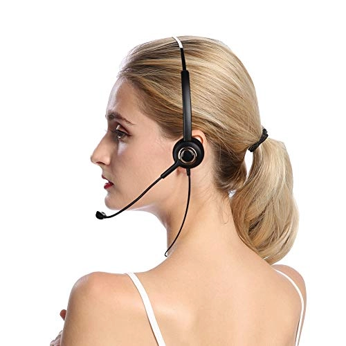 Call Headset for Computer Wired Headset