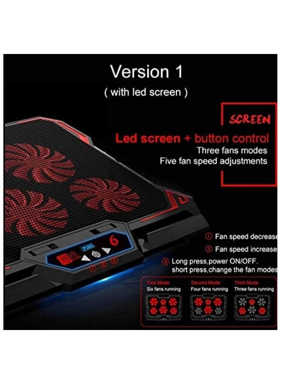 Gaming Laptop Cooling Pad - 6 piece(s) 17.3 inch