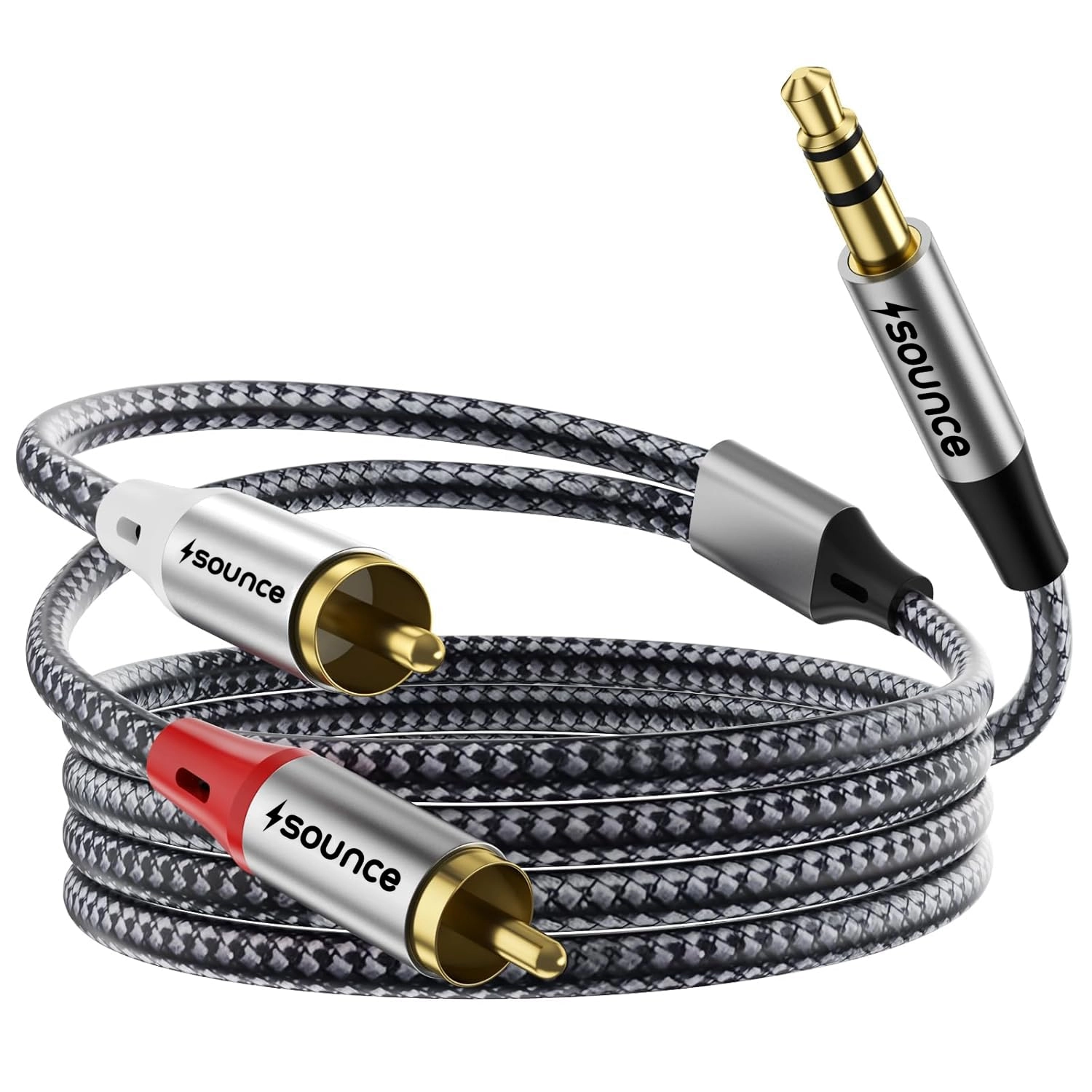 Sounce Retail Private Limited RCA to 3.5 MM Male Cable Adapter - 3 Meter
